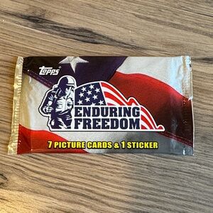 Topps Enduring Freedom Pack Factory Seales
